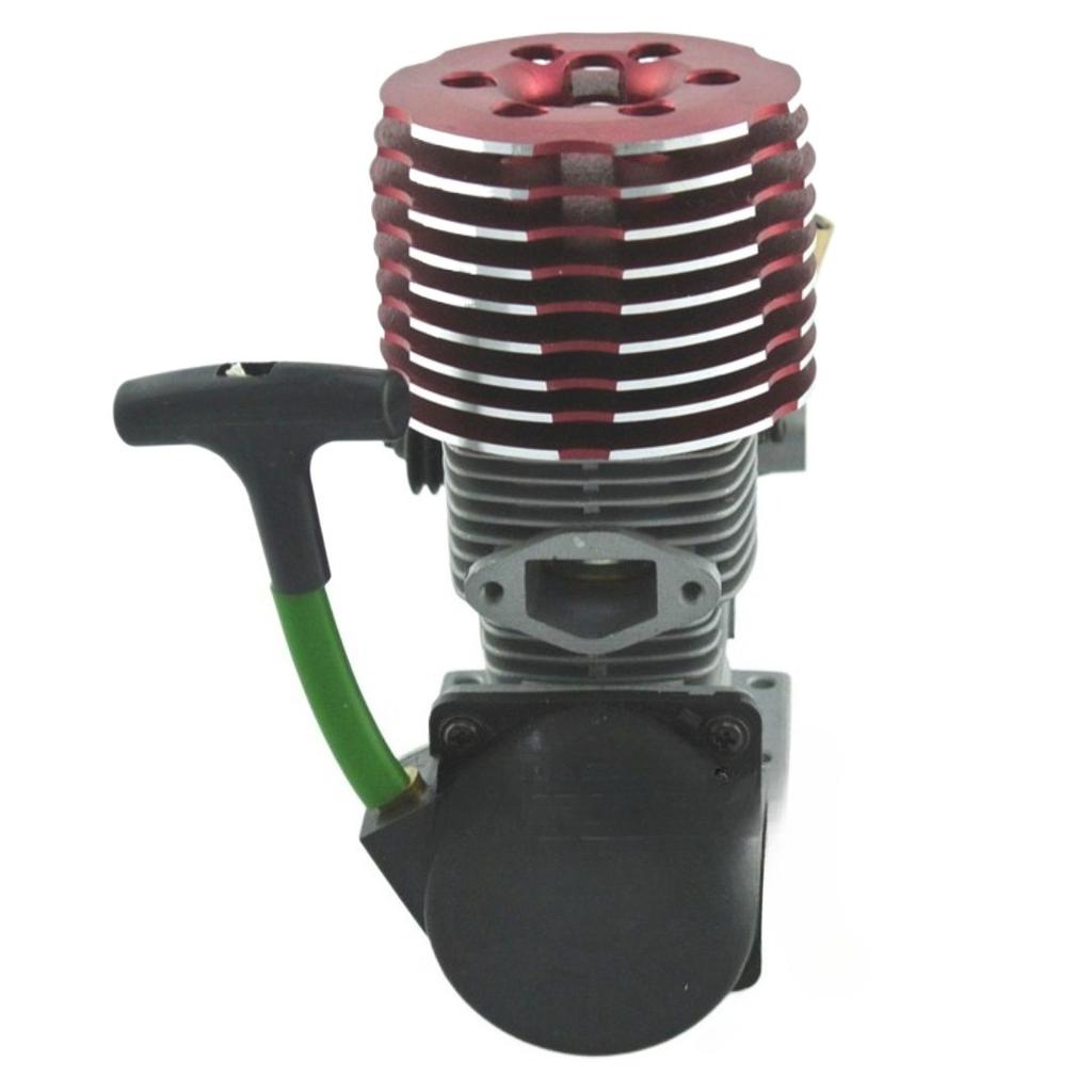 ASP28CX 28-class Methanol Engine 1:8 Scale Pull Start Rear Exhaust Engine Remote Control Off Road Vehicle Metal Engine Model