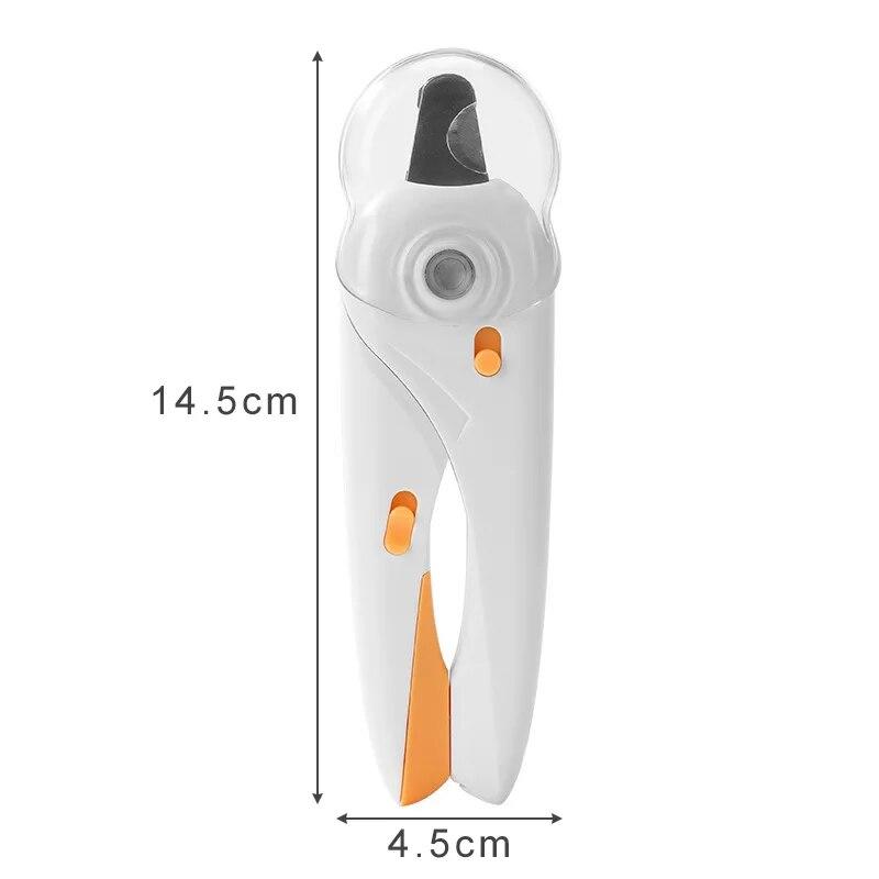 Professional Pet Nail Clipper for Dogs Cats LED Light Pet Nail Toe Claw Trimmer with Nail File Puppy Kitten Grooming Supplies