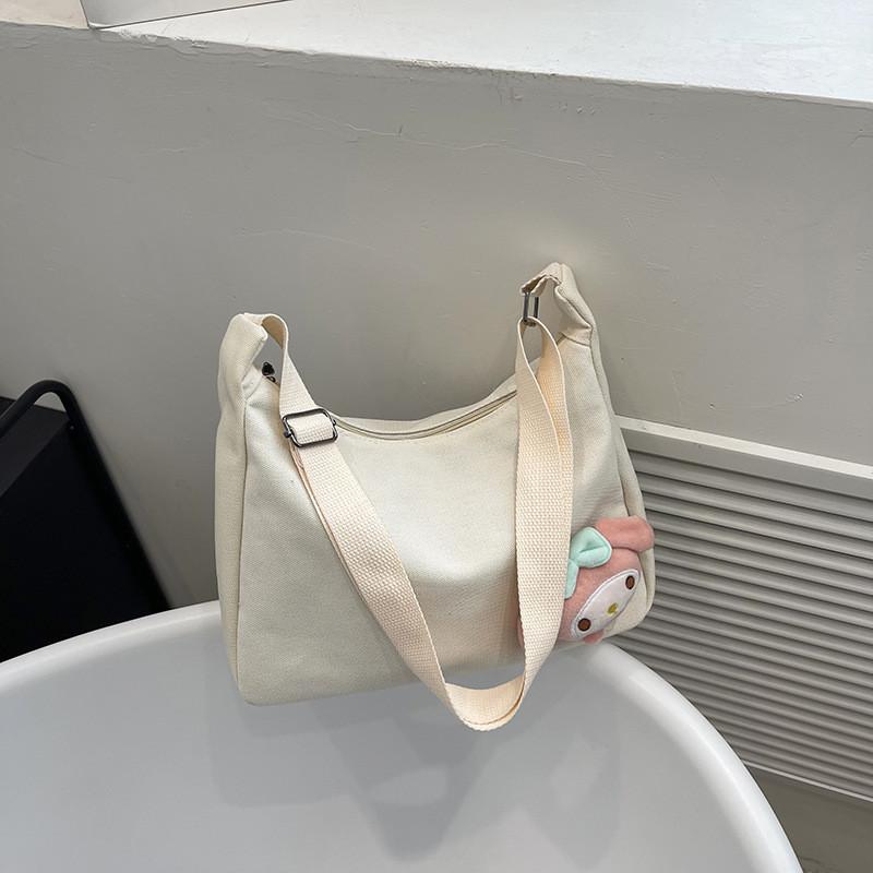 Stylish Canvas Tote Bag For Women In Summer Perfect For Casual Commute And Daily Use