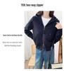 Trendy Women's Hooded Sports Cardigan: New Motorcycle-Style Casual Top for Autumn/Winter