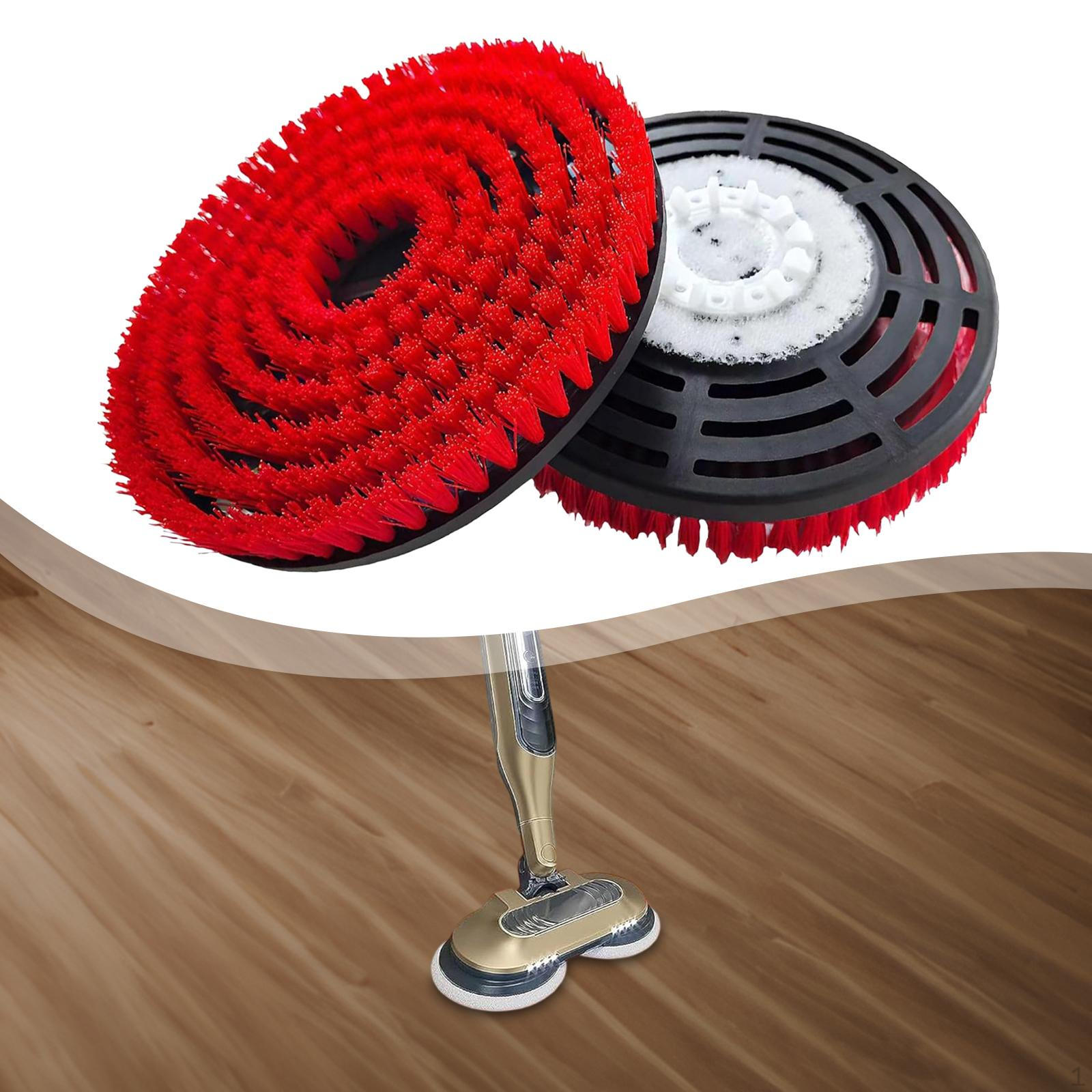 Щетка для паровой швабры Абразивная полировальная накладка Профессиональная улучшенная Сменная чистящая головка 2 Red
