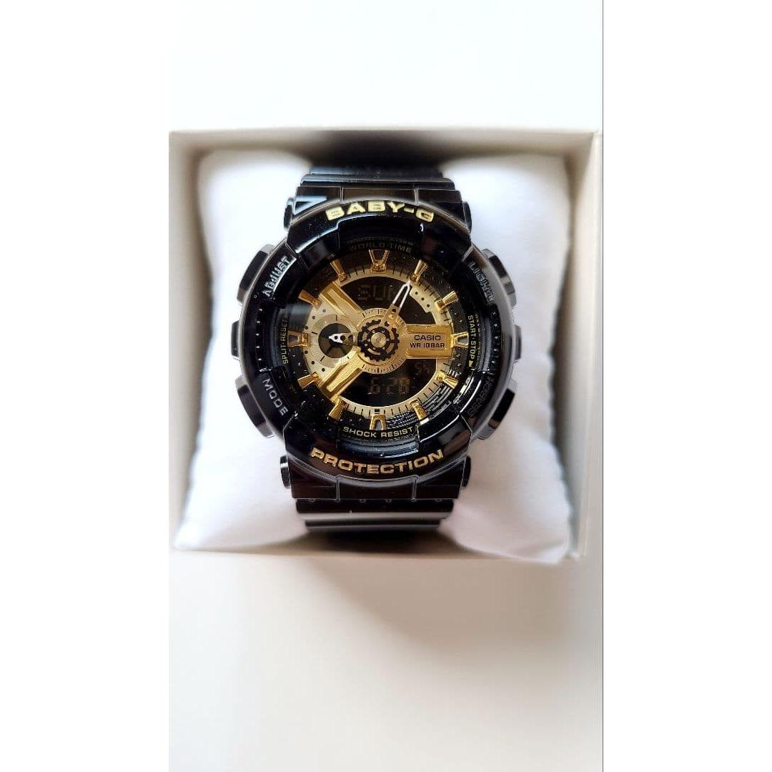 Б/у [Хорошее состояние] Casio Baby-G BA-110X-1AJF Черный x Золотой