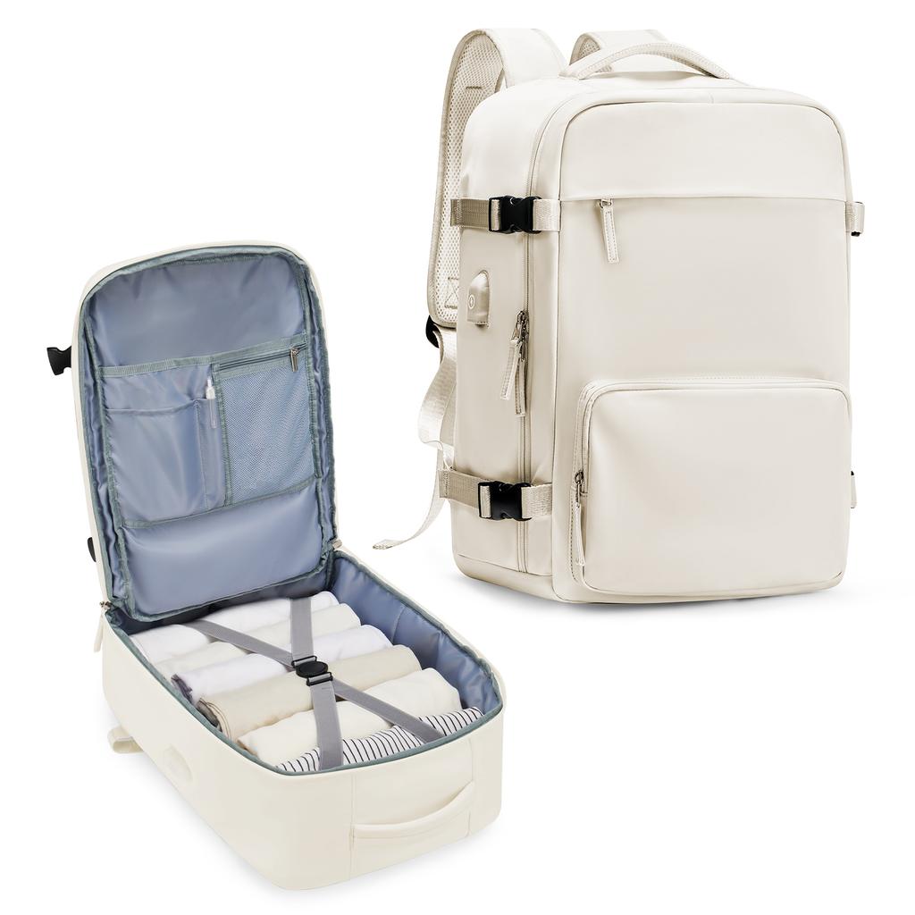 Reiserucksack, wasserdichter Handgepäck-Rucksack, Laptop-Rucksack für Damen und Herren, geeignet zum Studieren, Reisen oder Arbeiten