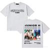 Streetwear Rapper Junior H Sad Boyz 4 Live T Shirt Unisexs Womens Short Sleeve Casual Double Sided Print No Me Importa Nada Y2K Tee