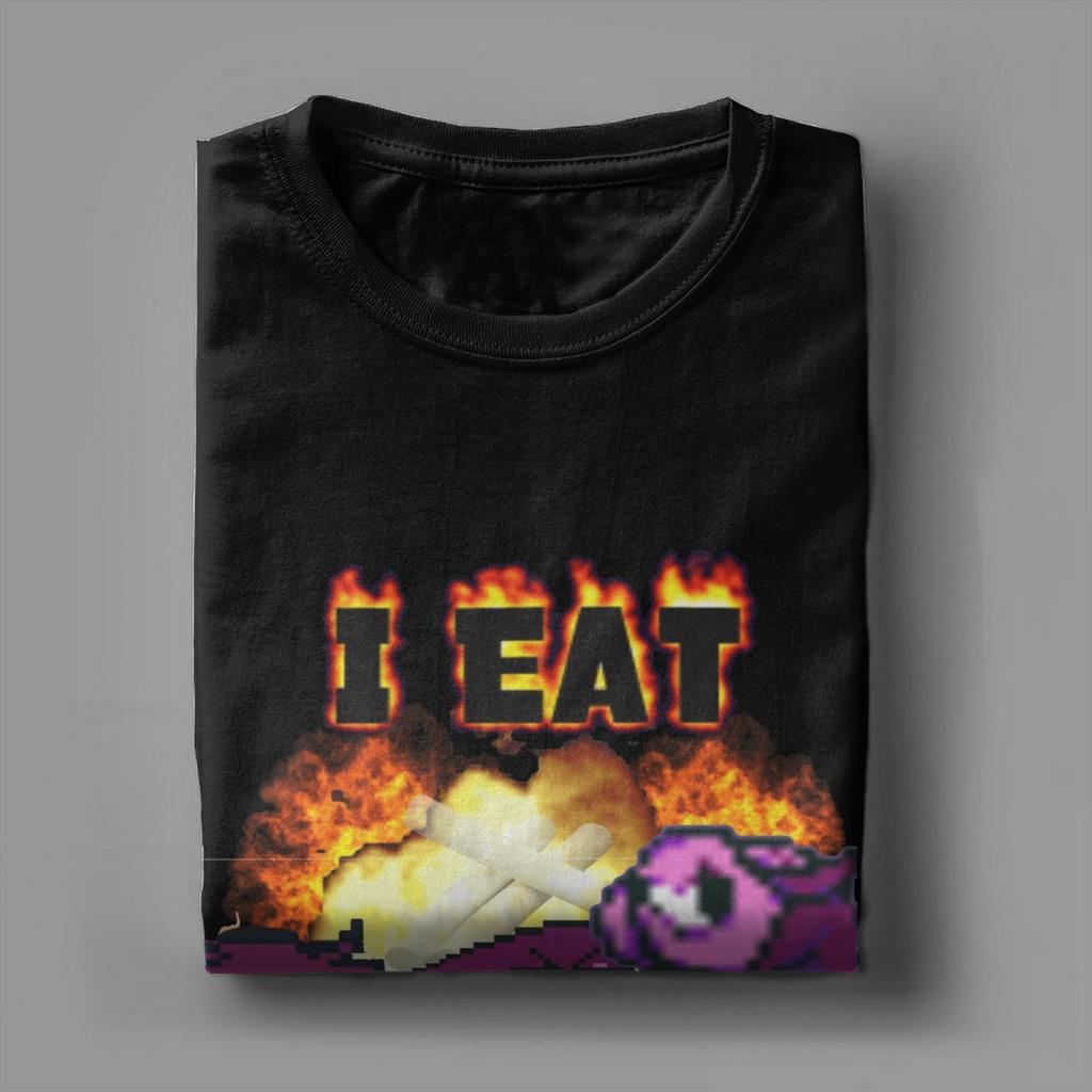 Krétát eszem Susie deltarune Póló Nyári Esztétikus Pólók 100% Pamut Szabadidős Póló Uniszex Rövid Ujjú Mintás Pólók