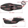 Motorcycle Two-Up Cushion Seat Front Driver Rear Passenger For Harley Touring Road King FLTRXS Electra Glide FLHX CVO 2008-2025