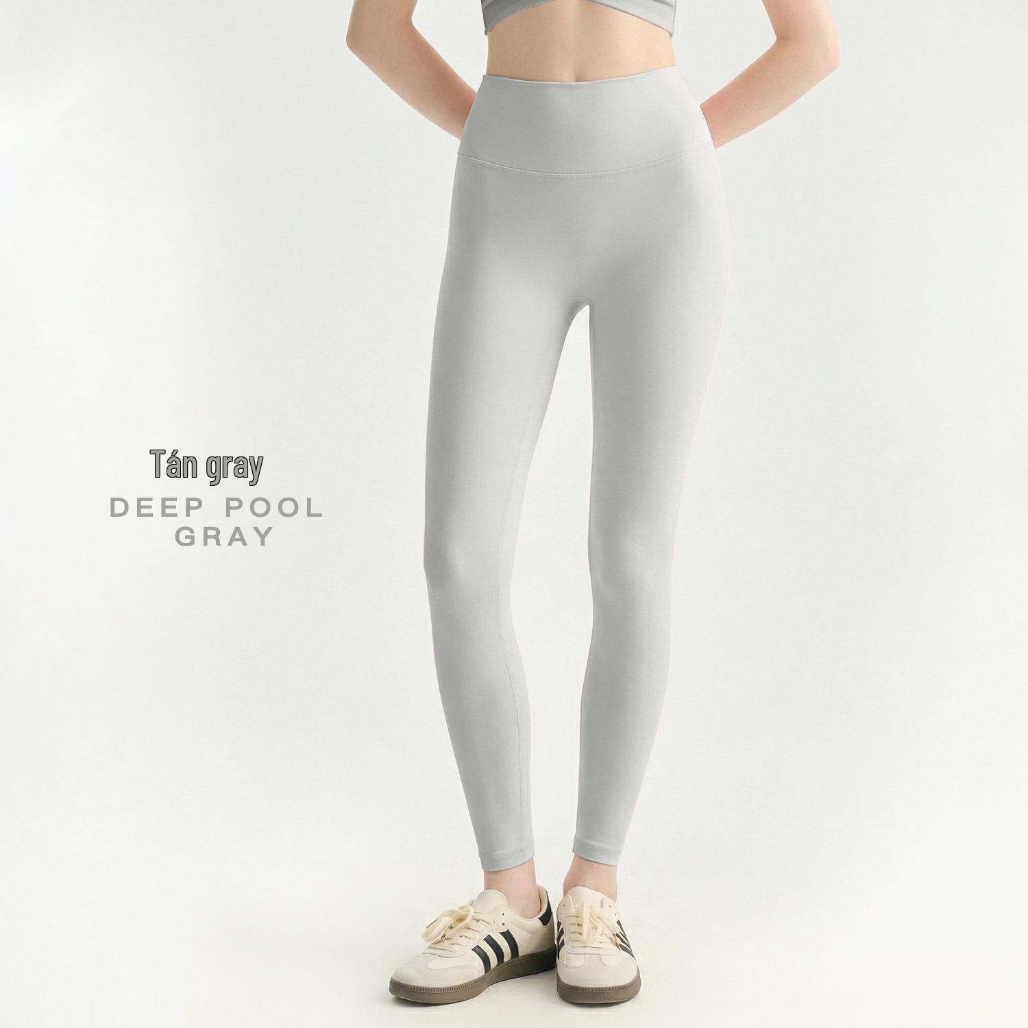 

NULS 5th Gen Skin-Friendly High Waist Hip-Lifting Fitness Pants - Tummy Control, Anti-Curl Hem, Autumn/Winter Thin Sports Leggings for Peach Buttocks. M