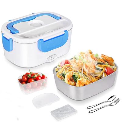Elektrische Lunchbox Speisenwärmer Warmhaltebehälter Edelstahl Reise Auto Arbeit Heizende Bento Box 12V 24V 110V 220V US EU Stecker