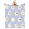 Chiikawa Cute Cartoon Manga Blanket Hachiware Usagi Wool Vintage Soft Throw Blanket for Home Decoration
