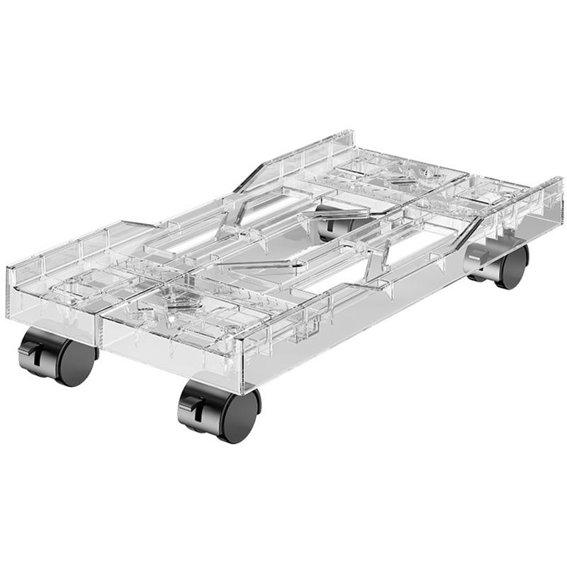 Adjustable PC Stand Mobile CPU Stand Under Desk PC Tower Stand,PC Floor Stand Fits Most PC Under Desk Desktop Tower Stand