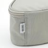 Miyoshi Seisakujyo Compatible Triangle Rice Ball Lunch W x D x H with Triangle Rice Ball Product GEL-COOL Case/Insulated Bag, Gray, 11.8cm 11.5cm