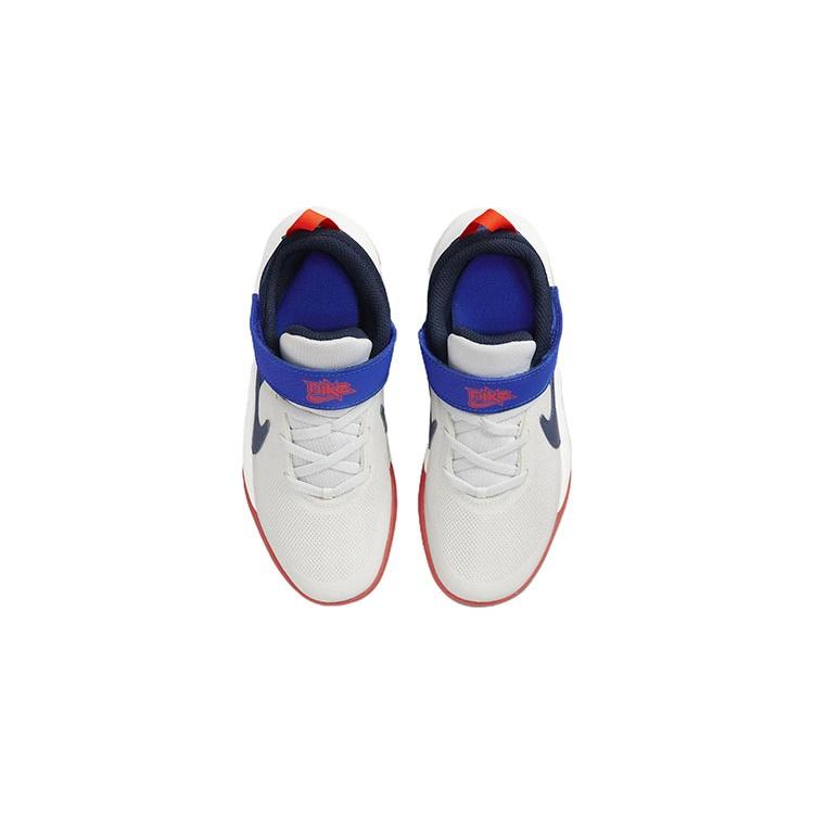 (PS) Nike Team Hustle D10 'White Game Royal' Kids' CW6736-103