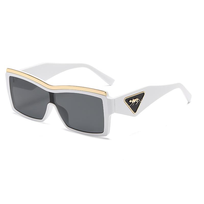 High-End Fashion Monoblock Trend Sunglasses - European & American Luxury Internet Celebrity Style