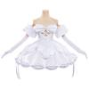 Alien Stage Cosplay Costume With Sleeveless White Puff Dress For Anime Fans