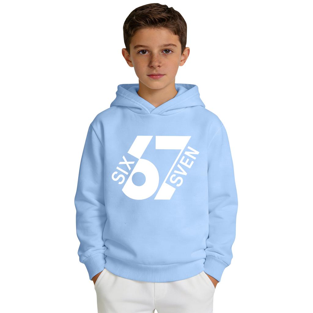 Boys' Printed Hooded Long,Sleeve Sweatshirt Casual Sports Comfort Sweatshirt
