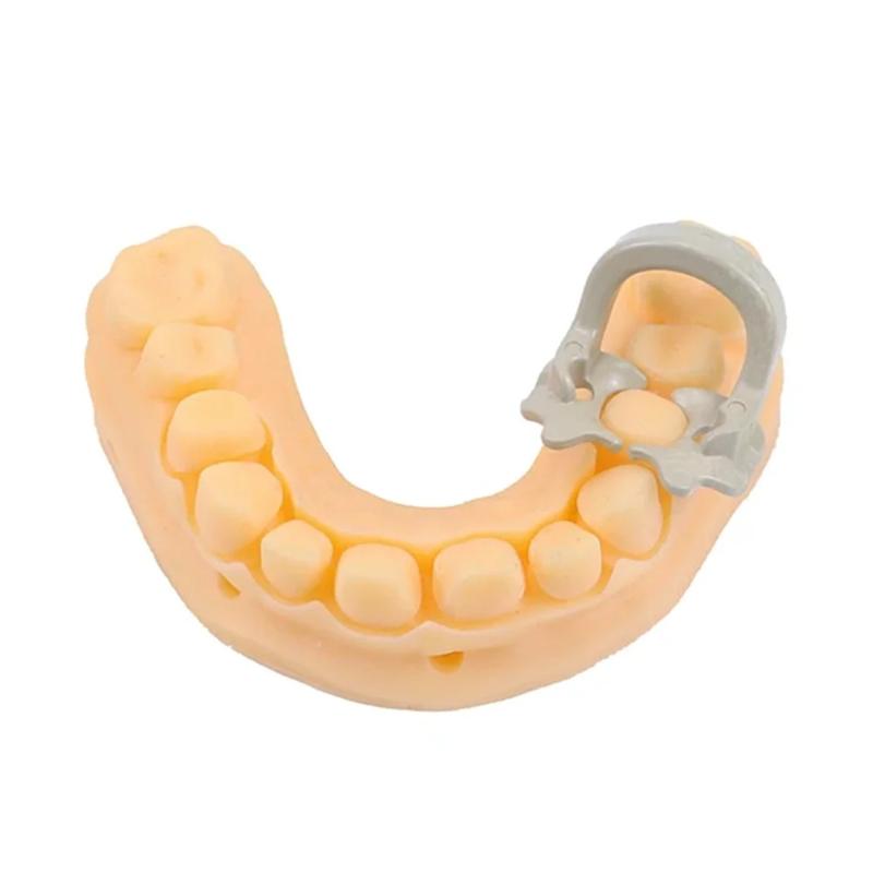 Dental Dam Clips Set 4pcs High Quality Resin Barrier Clamps Rubber Section For Teeth Treatment Room
