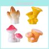 Creative Simple Realistic Mini Mushrooms Diy Succulent Garden Decor Resin