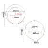Angel Gold Hairbands Bridal Wedding Headband Metal Band Headpiece Women DIY Headband Hair Crown Korean Hair Hoop Thin
