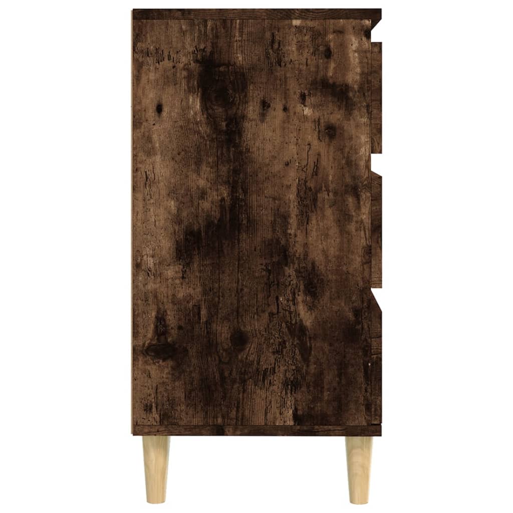 Vidaxl Komoda, Przydymiony Dąb, 60X35X70 Cm, Materiał Drewnopochodny