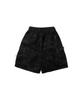 CREAM SODA LAB Camouflage Cotton Cargo Bermuda Elastic Pants Khaki
