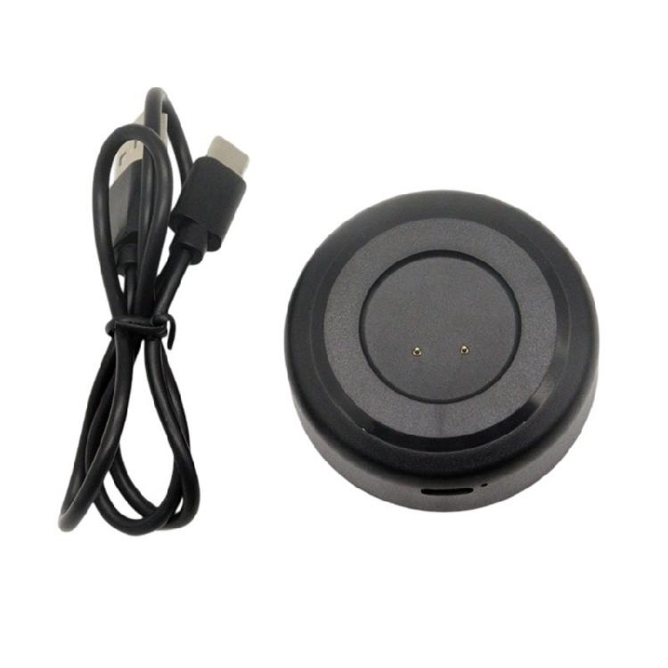 

Portable 8.2mm Space Smartwatch Charging Station Round Charging Base for SU7/SU8/SU9 Black with 1m Charging Cord Wire 1