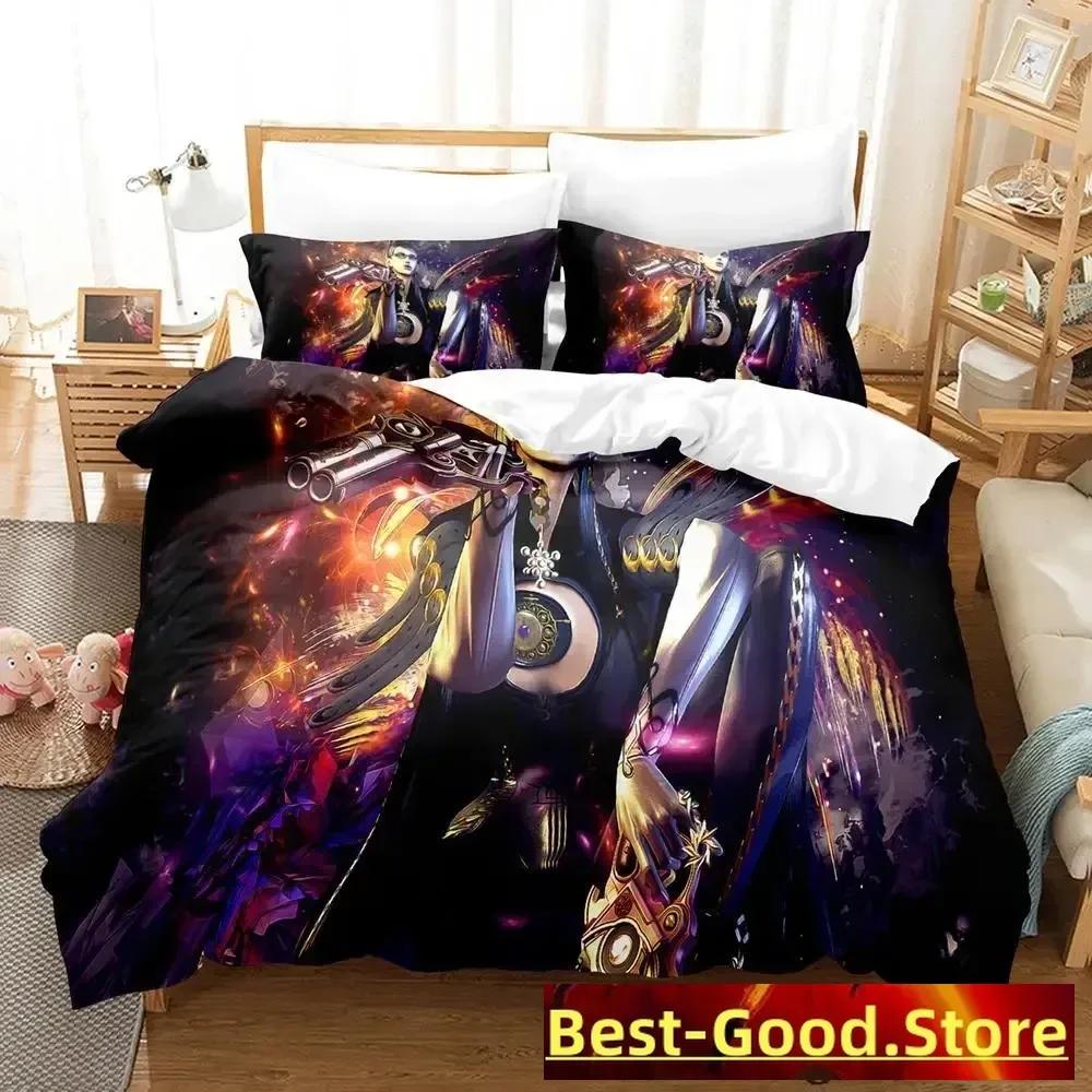 Bayonetta Bedding Set Single Twin Full Queen King Size Bed Set Adult Kid Bedroom Duvetcover Sets Anime Parure De Lit Bed
