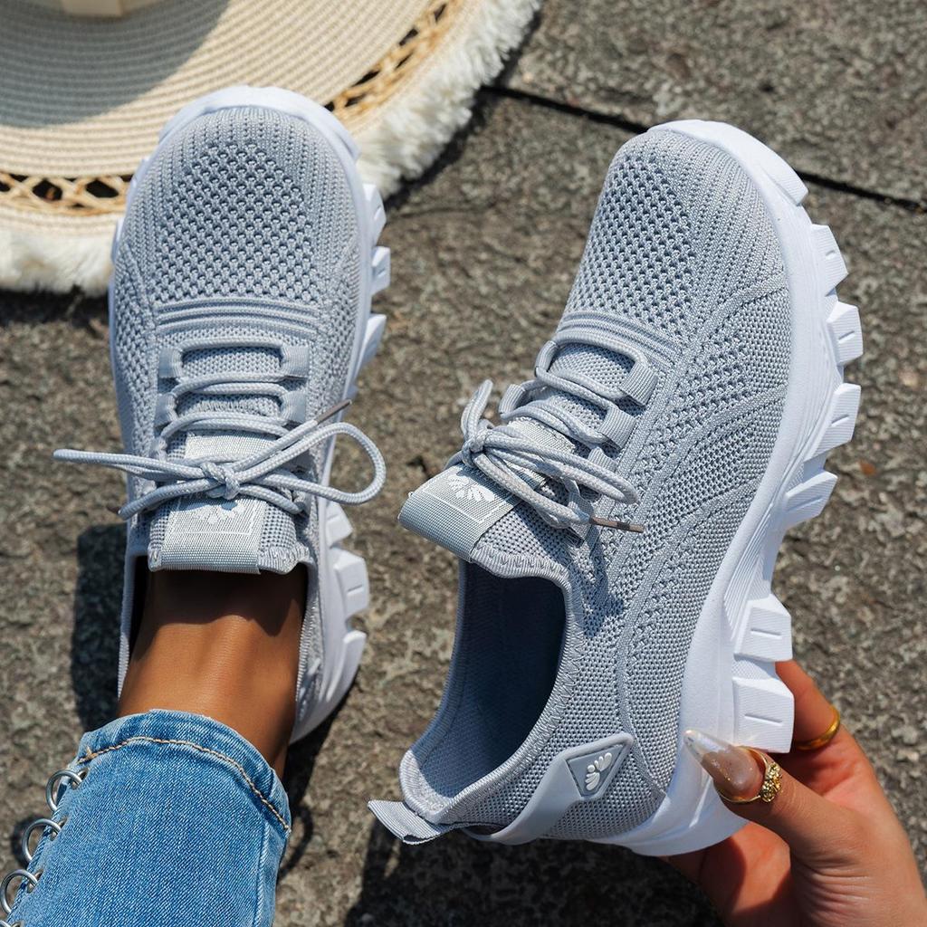 Women's Stylish Flyknit Shoes - 2025 Autumn Collection, Lightweight, Breathable, Plus Size