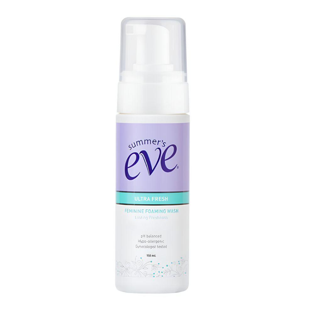 Summer s Eve Ultra Fresh Feminine Foaming Wash 150ml (5 fl. oz) - Instant Airy Foam Cleanser