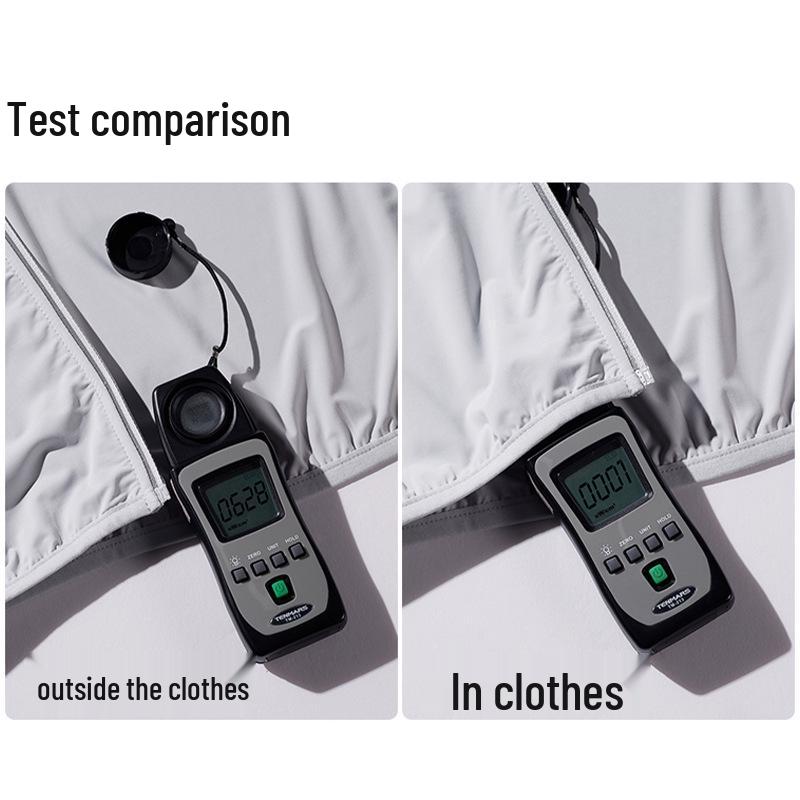 UPF50+ Ultradünne Eisseide Sonnenschutzjacke für Damen & Herren - Schlankmachend, Atmungsaktiv, UV-Schutz