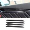 Carbon Fiber Interior Door Panel Cover Trim Fit For Maserati Ghibli 2014-