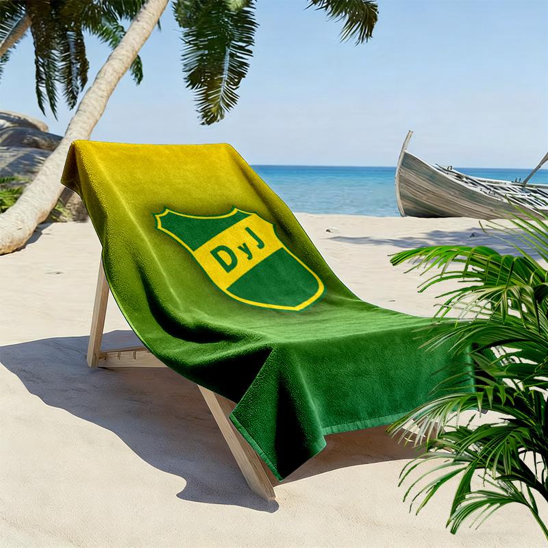Defensa y Justicia Print Beach Towel, Large Soft Quick Dry Towel for Beach Camping Swimming