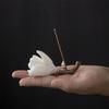 Ceramic Handmade Magnolia Flower Incense Stand Creative Indoor Zen Incense Holder Incense And Tea Ceremony Decoration Gift