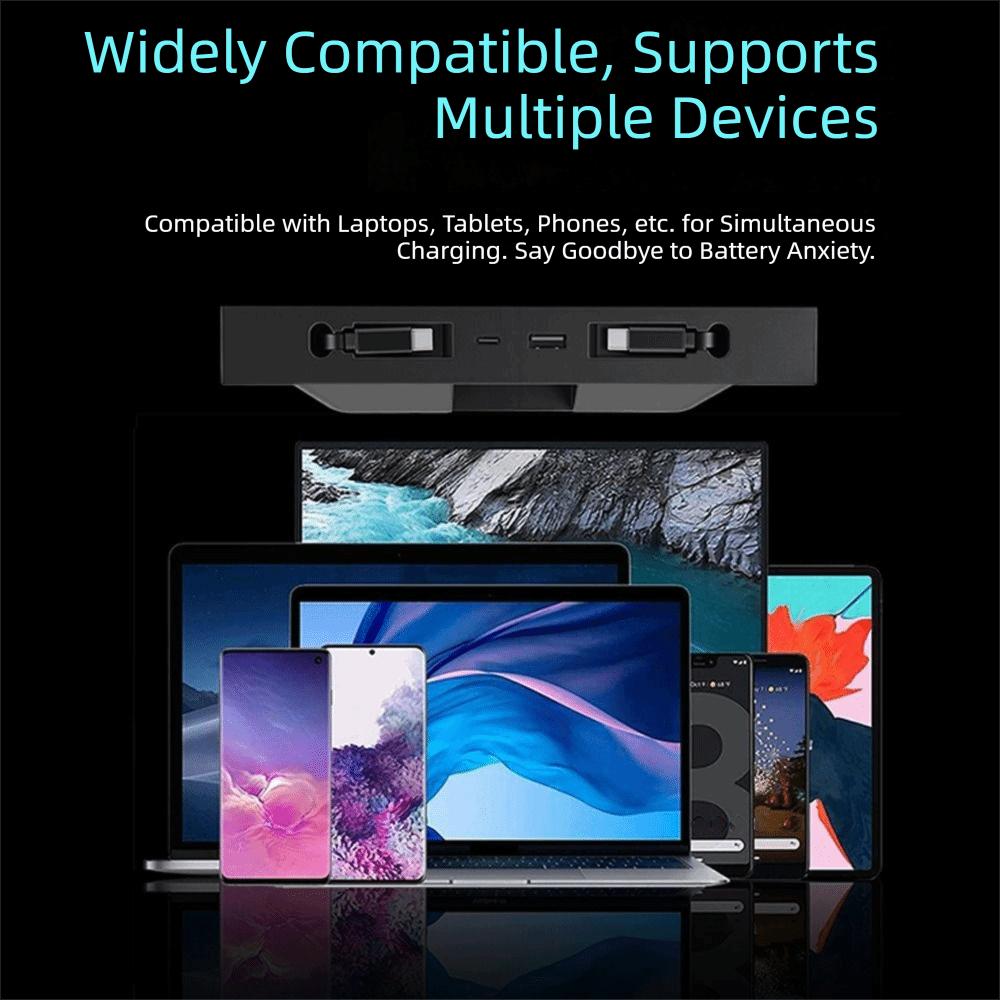 Hidden Center Console USB HUB Type-C Fast Charging Charge Hub for Tesla Model Y Juniper/ Model Y LR / Model 3 Highland