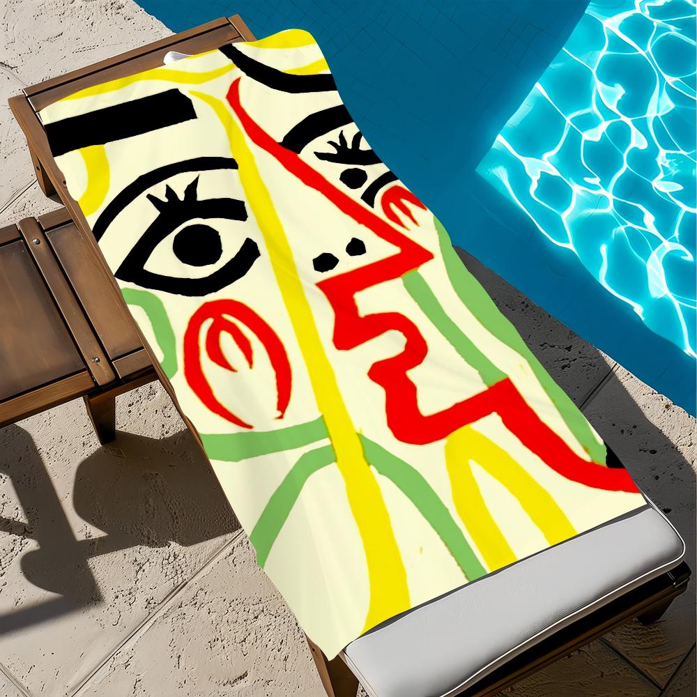 P-pablo P-picasso Art Towel Beach Quick Dry Soft Pool Towels Gift for Travel Gym Shower Camping sports STJ40x70CM