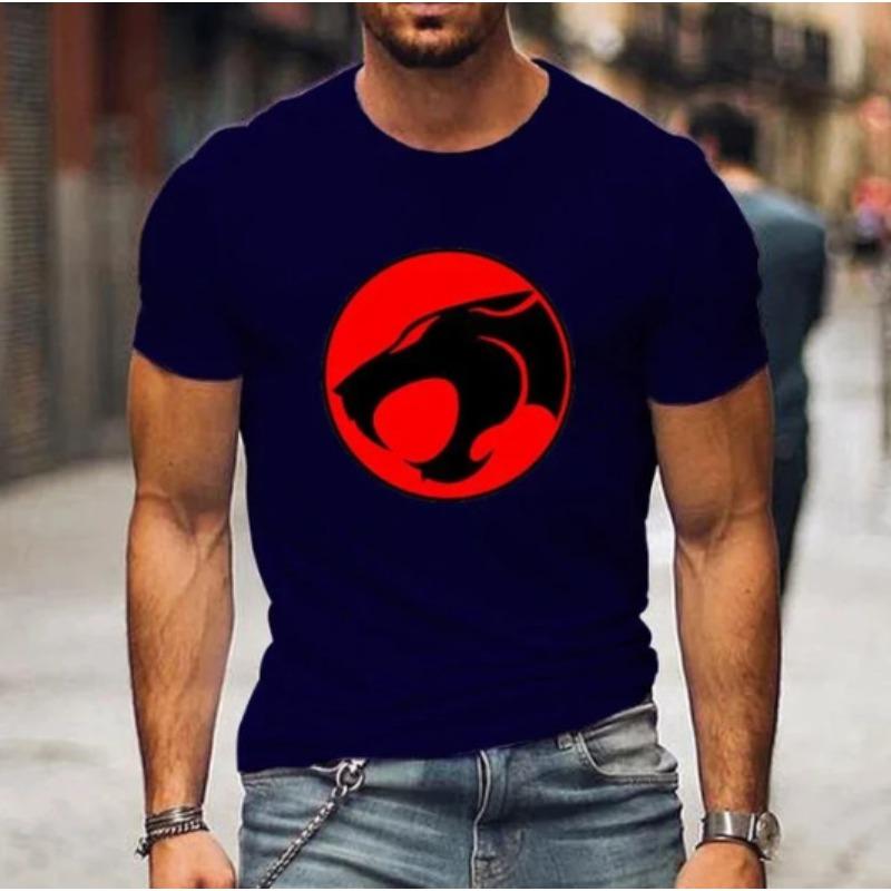 Herren 3D-Druck T-Shirt Outdoor Fitness Atmungsaktiv Schnelltrocknend Sport Kurzarm Rundhals Pullover Lässiges Oberteil