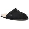 UGG Scuff Slipper Fleece Lined Black Slippers 1101111-BLK