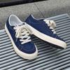 Fashion Mens Cowboy Canvas Shoes Breathable Trend Mens Board Shoes Thick Sole Trend Comfortable Student Skateboard Trainers Footwear