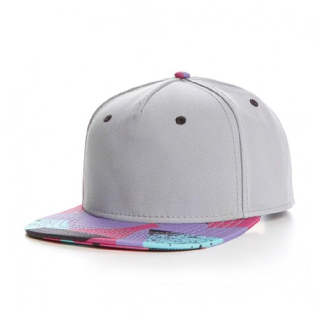 Adult Gray Cotton Baseball Cap With Wide Brim And Breathable Design For Casual Wear