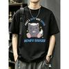 Cute Honey Badger T Shirt Black Just A Boy Who Loves Honey Badger Graphic Print Casual Streetwear for Men And Women Daily Wear Outfit