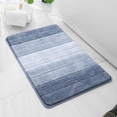 Dunkelgraue Badematte, moderne Badezimmermatte, Indoor-Teppich rutschfest saugfähig Badematte, geeignet für Duschdekorationsmatte, Küchenmatte