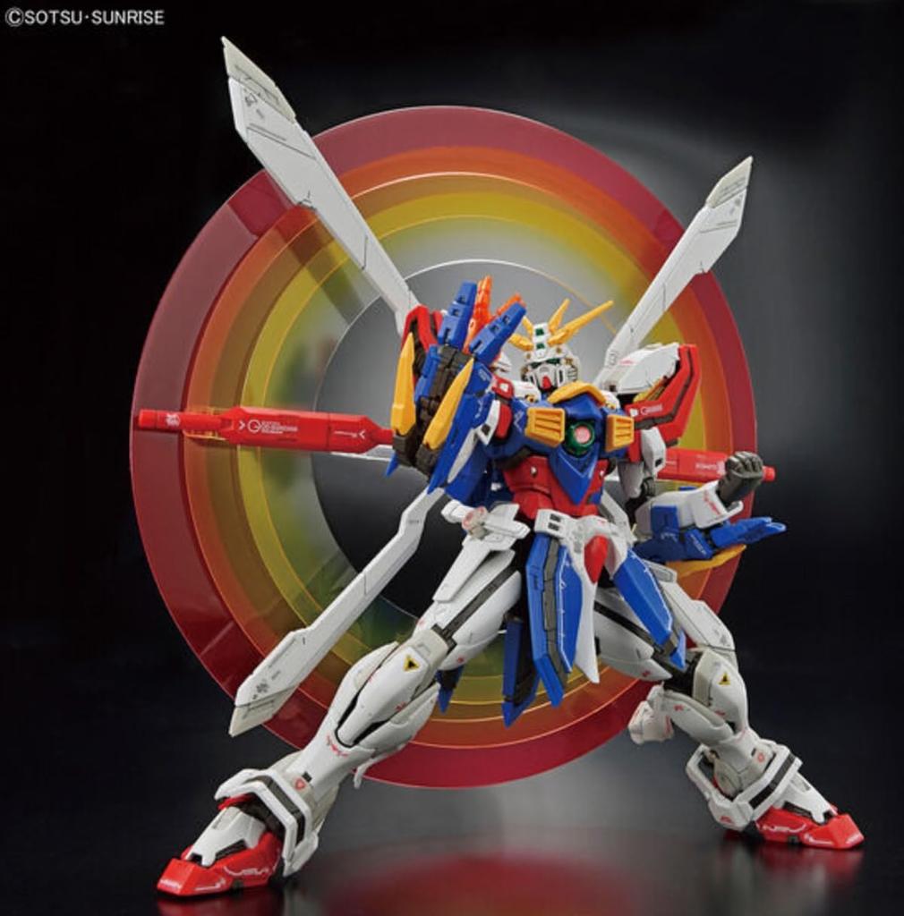 BANDAI SPIRITS RG Mobile Fighter G Gundam God Gundam Scale Plastic Model 1/144 Pre-Colored