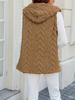European & American Plush Hooded Cardigan Vest for Fall/Winter - Warm & Stylish Women's Jacket