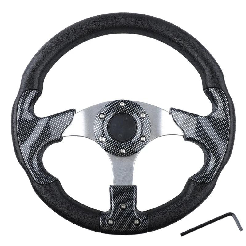 Racing Style 320mm 13 Inch Steering Wheel for YAMAHA Golf Cart EZGO Car Accessories