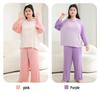 Spring Plus Size Kids' Raglan Long Sleeve Pajama Set - Teen Loose Fit