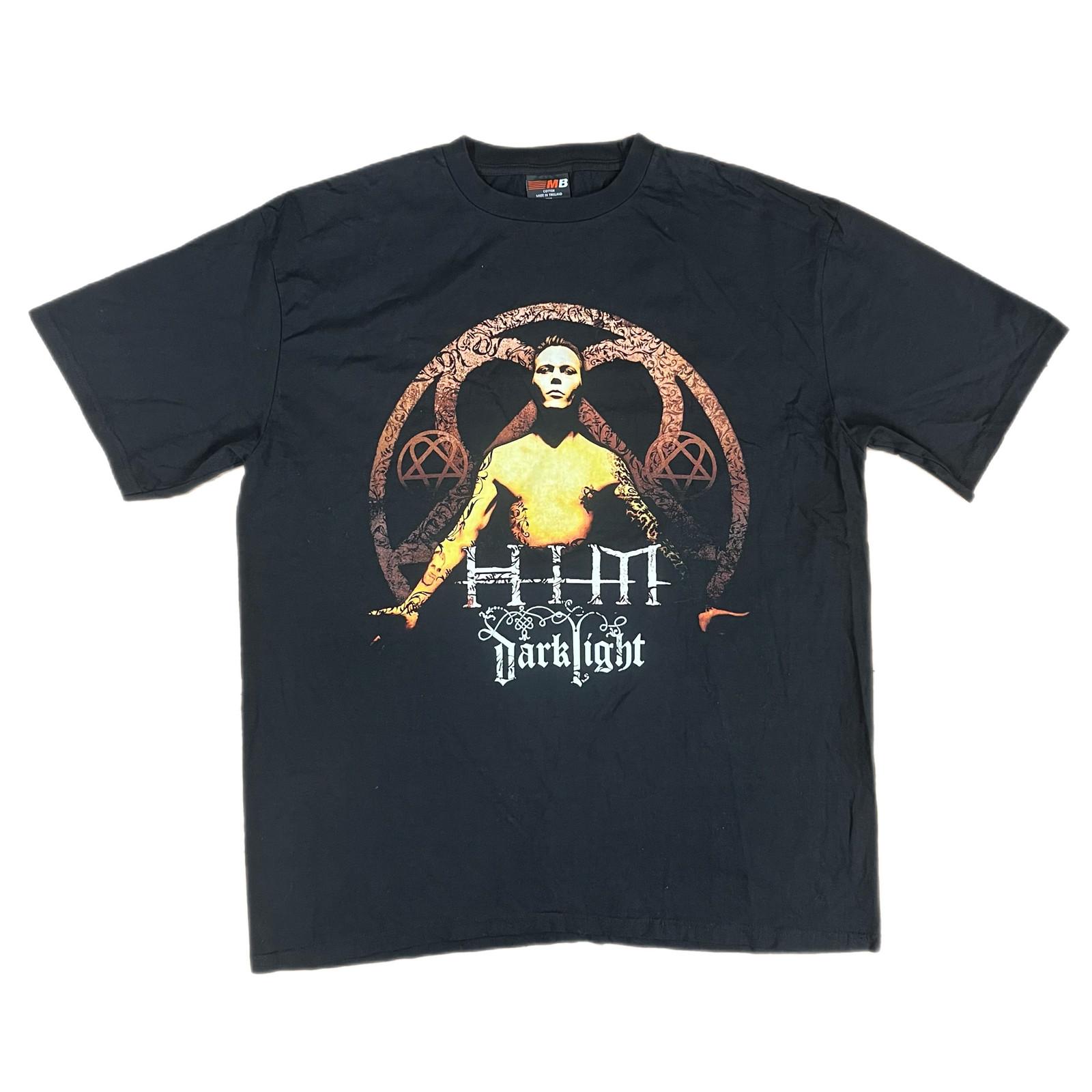 HIM rock band t-shirt, Dark Light , rock band, unisex classic shirt TE9074 S разноцветный