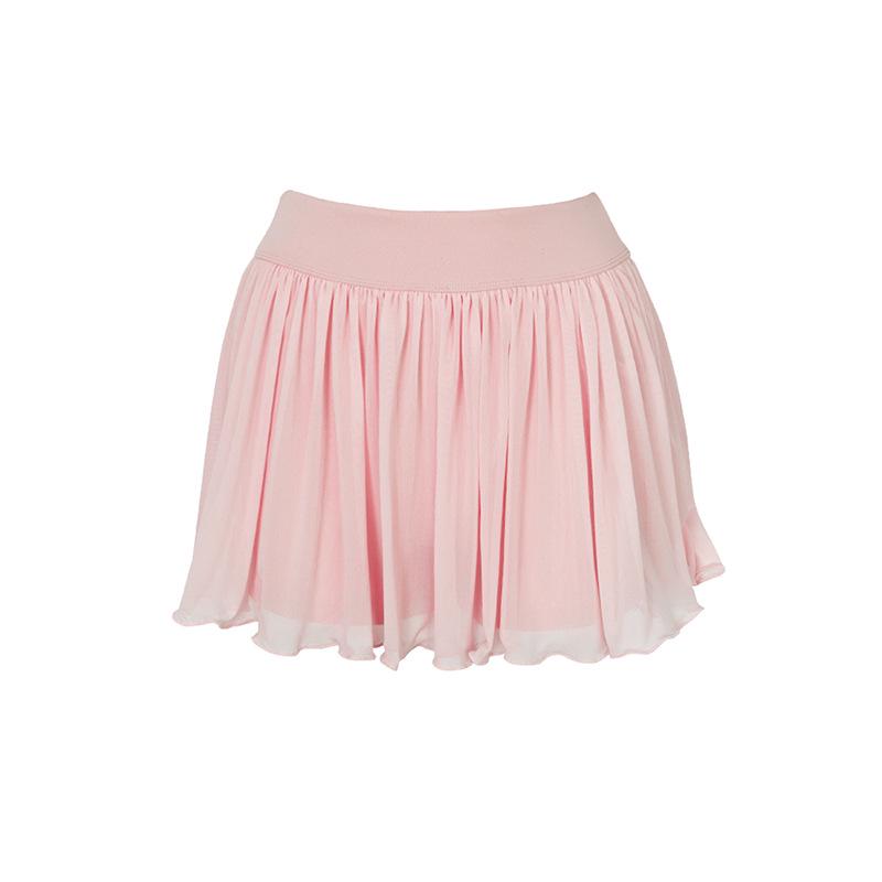 

Flute Sparrow Ballet Set: Slim Fit Short Sleeve Top & Mesh Skirt for Autumn-Winter Performance Large