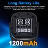 COB Magnetische Arbeitsleuchte, USB Wiederaufladbare LED Campinglampe 8 Farbmodi, 360 Grad Drehbar, Faltbar