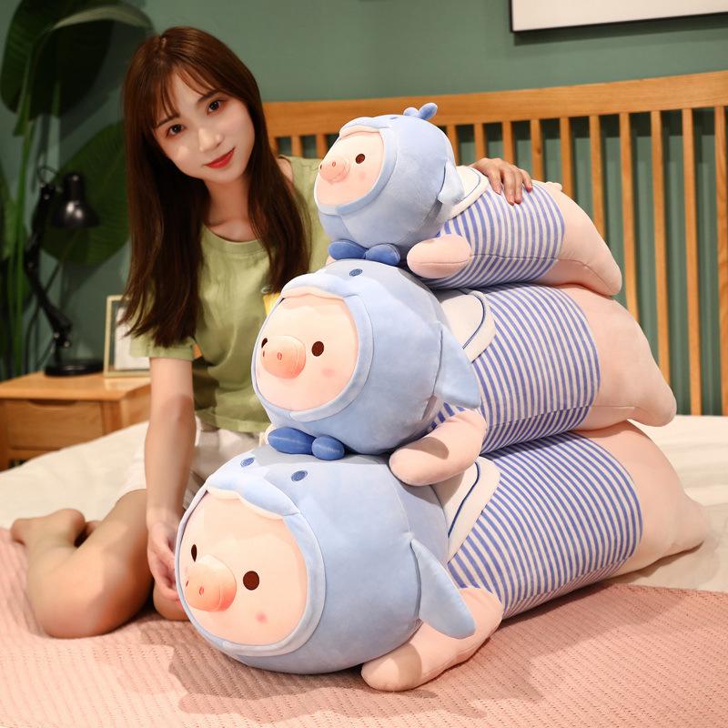 Neue Stil Schwein Puppe Kissen Kreative Plüsch Spielzeug Delphin Schwein Puppe Kinder Puppe Geburtstag Geschenk
