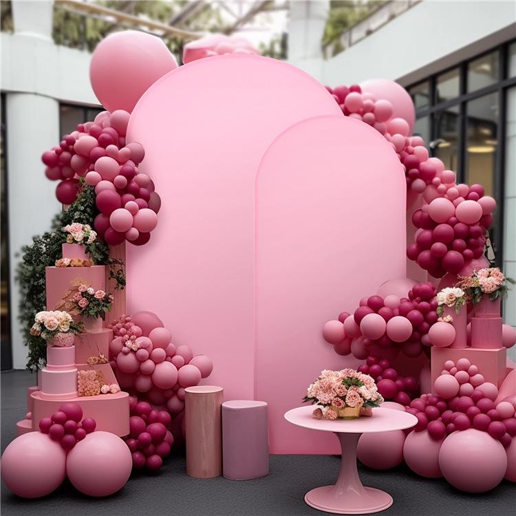 Bågbakgrundsskydd Monterade Bröllopsbågställskydd för Stretchig Kartong Chiara Väggtyg för Festceremoni Bankettdekor