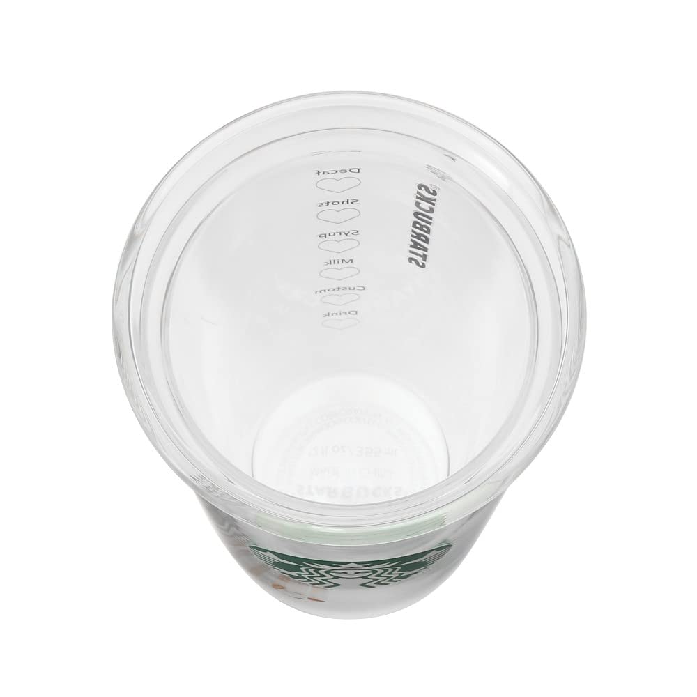 Starbucks Valentine's Day 2023 Heat-Resistant Double-Walled Glass, 355ml